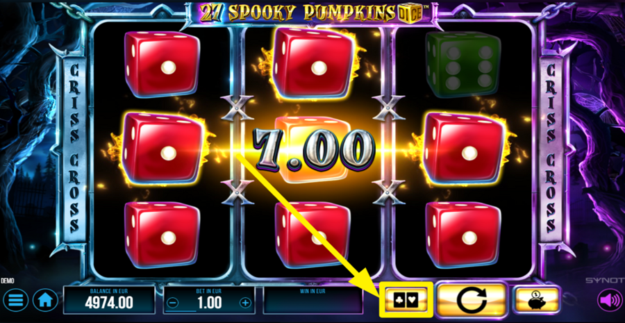 27 Spooky Pumpkins Dice Gamble