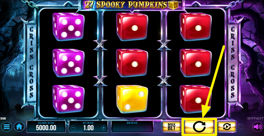 27 Spooky Pumpkins Dice Spin