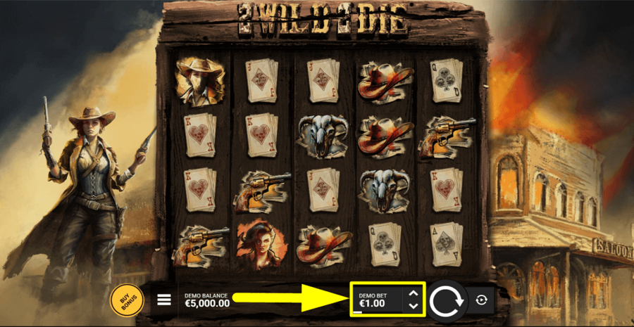 2 Wild 2 Die Bet Value