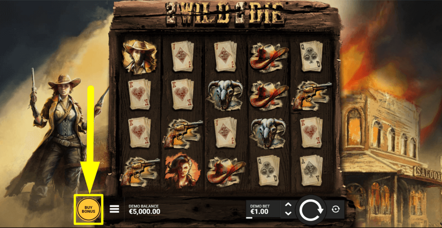 2 Wild 2 Die Buy Bonus Feature