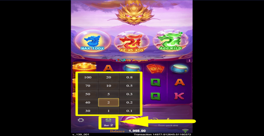 3 Pot Dragons Bet Value