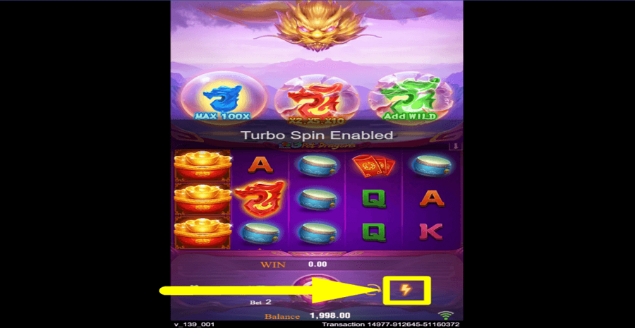 3 Pot Dragons Turbo Feature