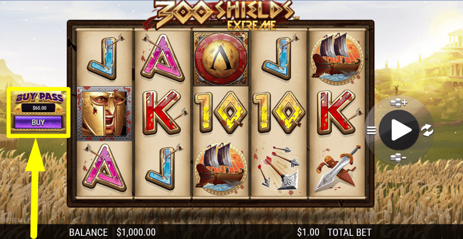300 Shields Extreme Buy Pass Feature