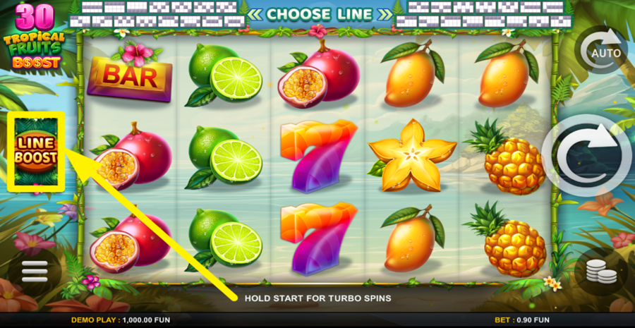 30 Tropical Fruits Boost Line Boost