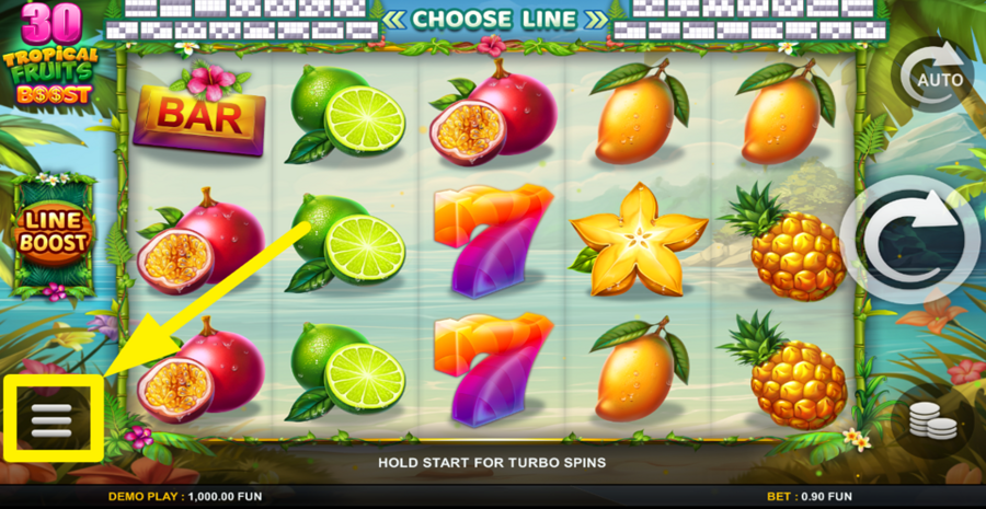 30 Tropical Fruits Boost Turbo