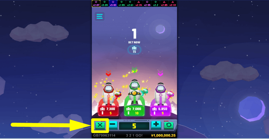 3 2 1 Go Cancel Button