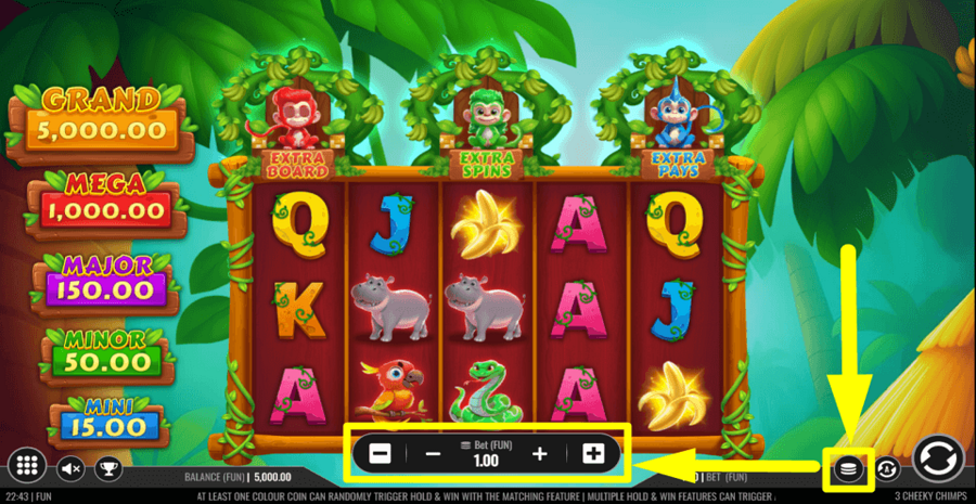 3 Cheeky Chimps Bet Value