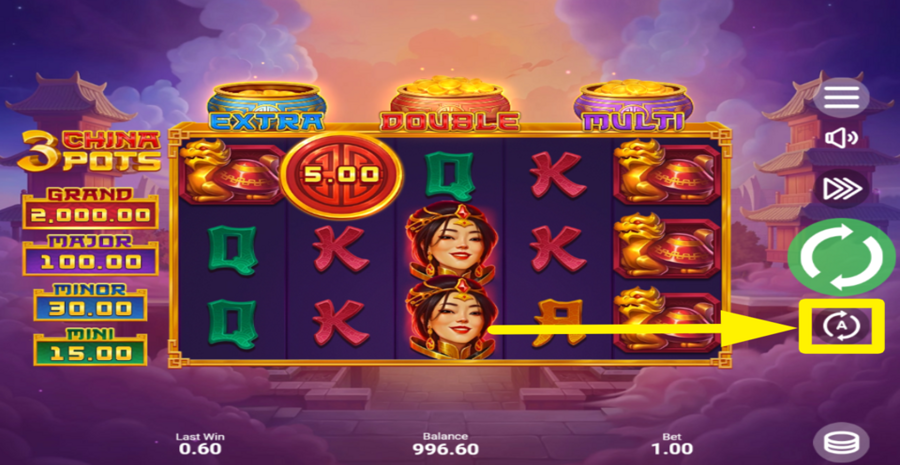 3 China Pots Autoplay