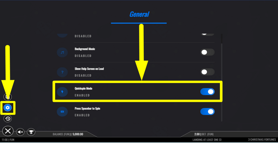 3 Christmas Fortunes Turbo Feature
