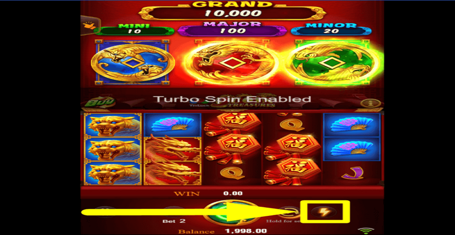3 Coin Treasures Turbo Feature