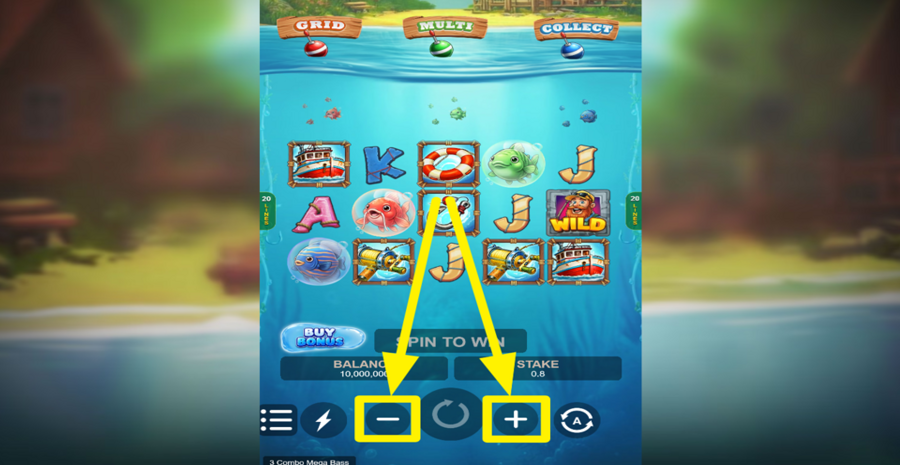 3 Combo Mega Bass Adjust Bet