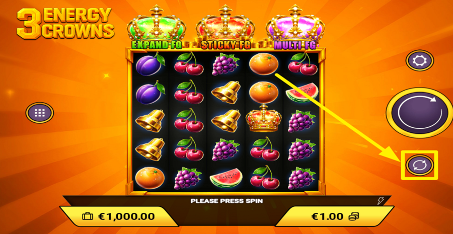 3 Energy Crowns Autoplay