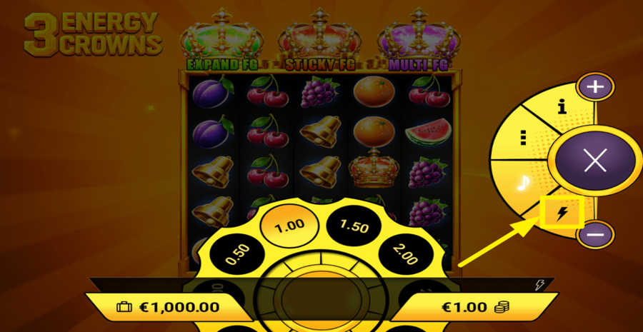 3 Energy Crowns Turbo