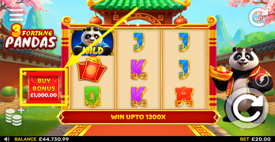 3 Fortune Pandas Buy Bonus