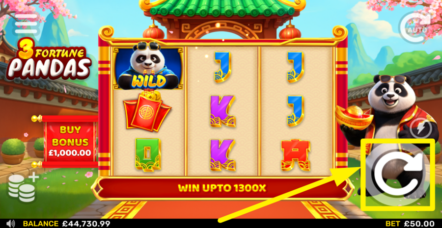 3 Fortune Pandas Spin