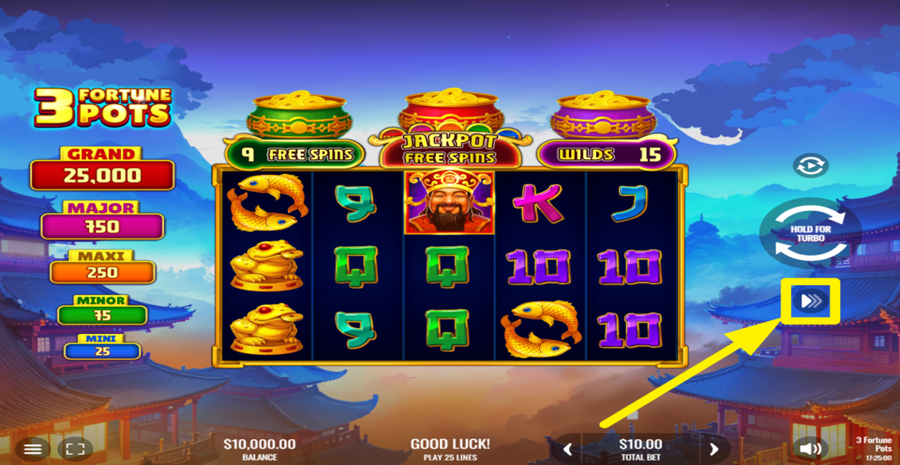 3 Fortune Pots Turbo