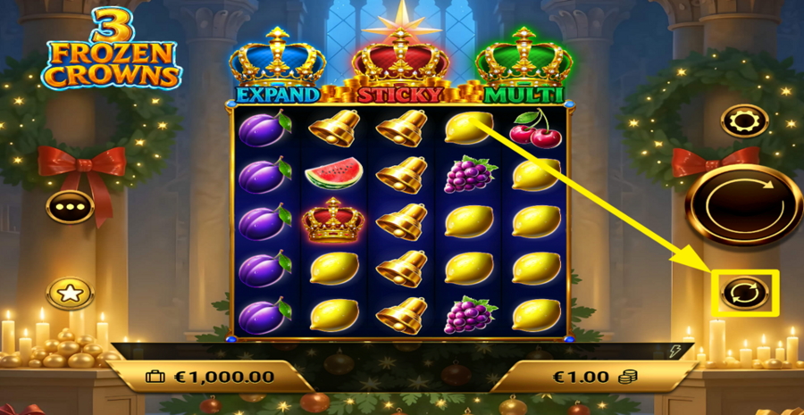 3 Frozen Crowns Autoplay