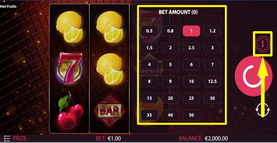 3 Hot Fruits Bet Value