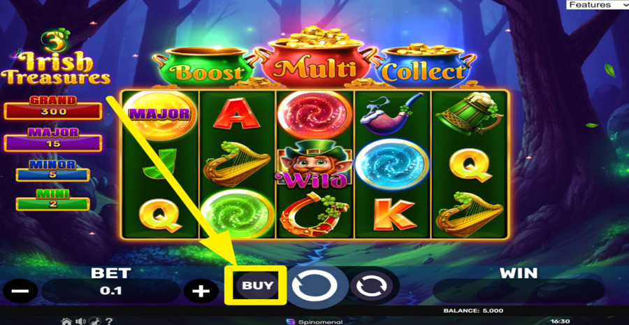 3 Irish Treasures Buy Bonus