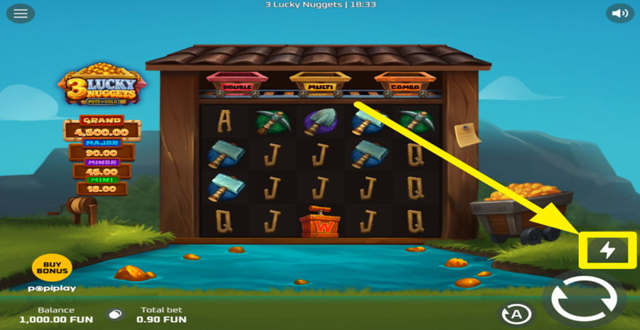 3 Lucky Nuggets Turbo
