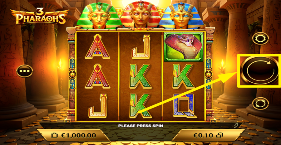 3 Pharaohs Spin