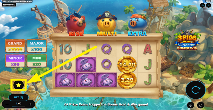 3 Pigs Of The Caribbean Buy Bonus