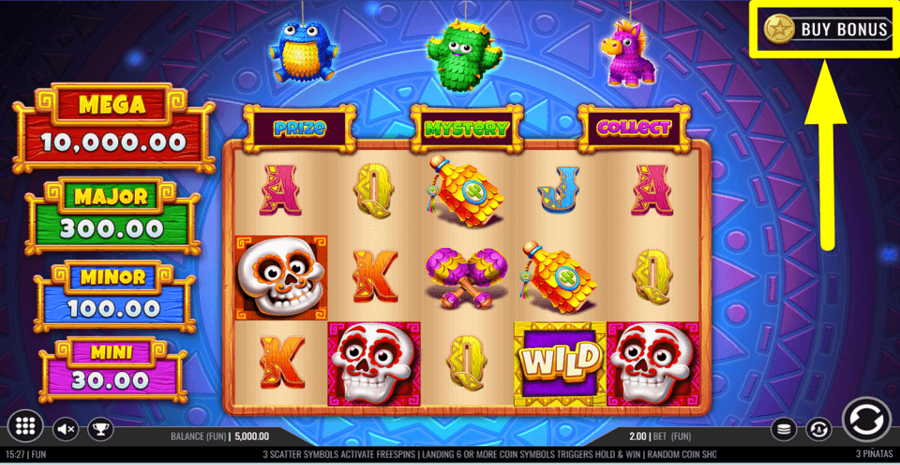 3 Pinatas Buy Feature