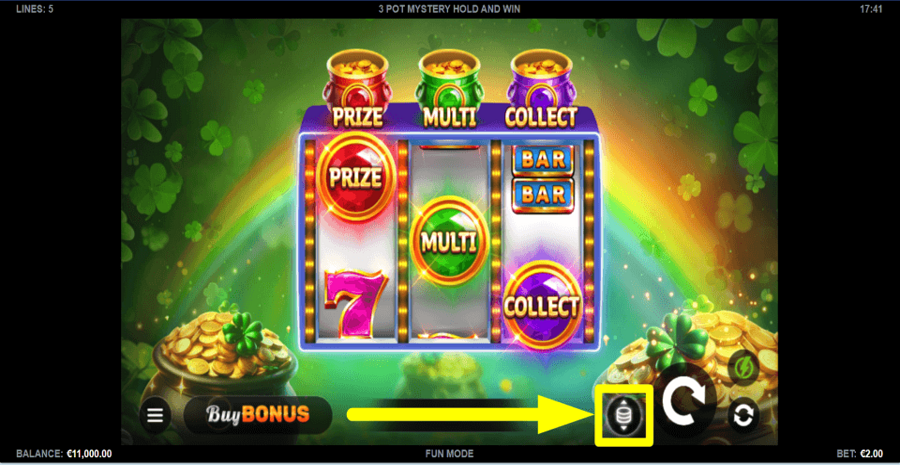 3 Pot Mystery Hold And Win Bet Value