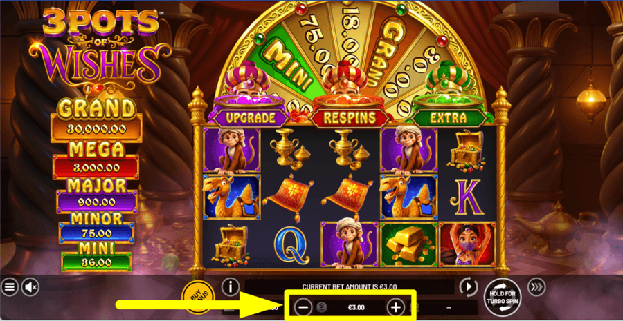 3 Pots Of Wishes Bet Value