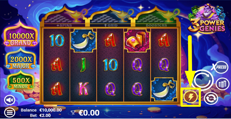 3 Power Genies Turbo Feature