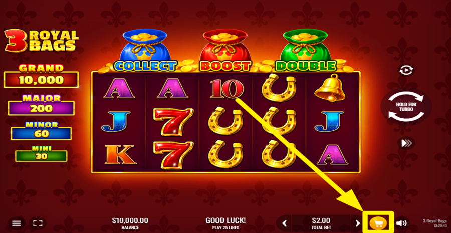 3 Royal Bags Buy Bonus