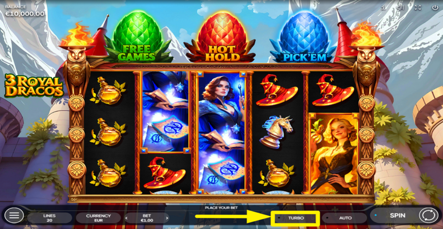 3 Royal Dracos Turbo