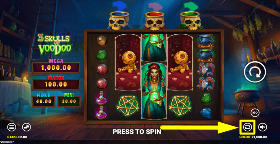 3 Skulls Of Voodoo Autoplay Feature
