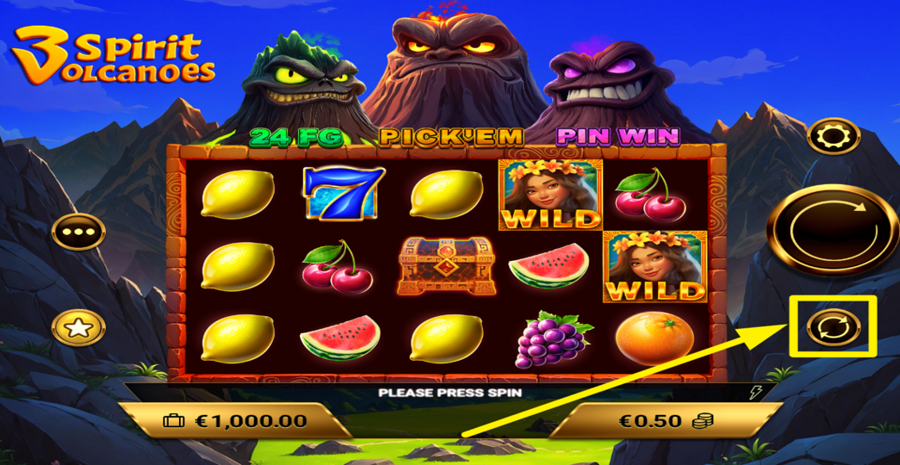 3 Spirit Volcanoes Autoplay