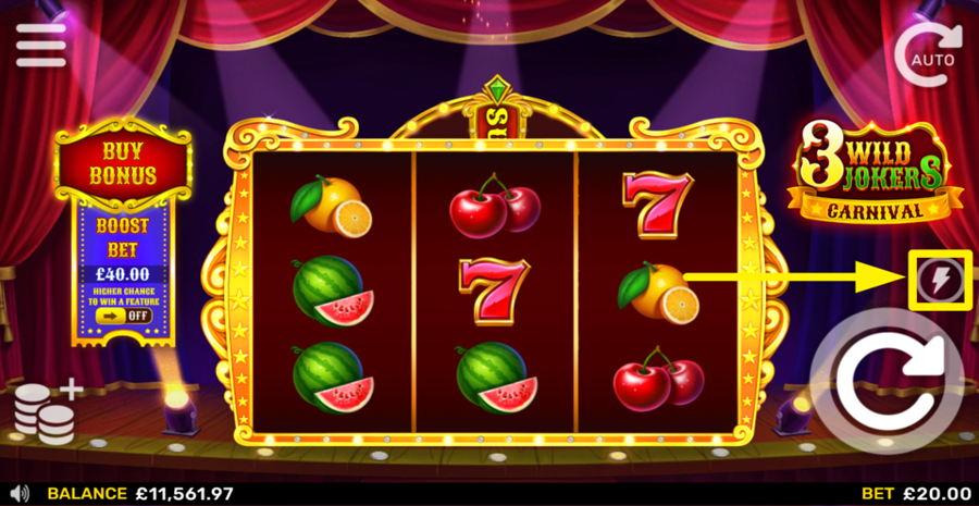 3 Wild Jokers Carnival Turbo