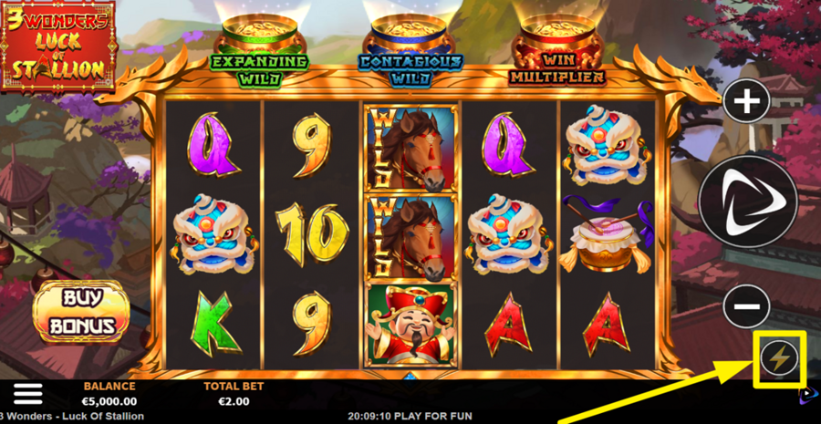 3 Wonders Luck Of Stallion Turbo
