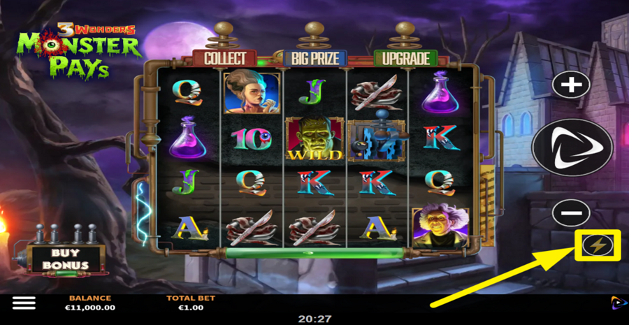 3 Wonders Monster Pays Turbo