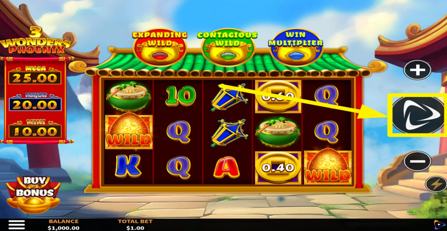 3 Wonders Phoenix Spin