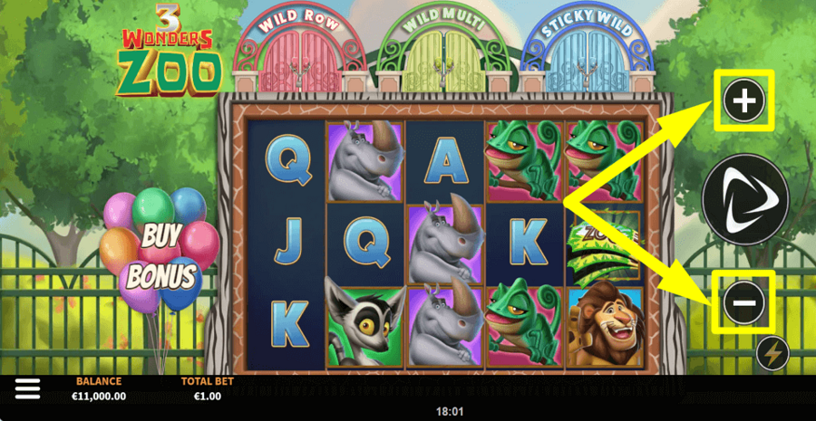 3 Wonders Zoo Bet Value