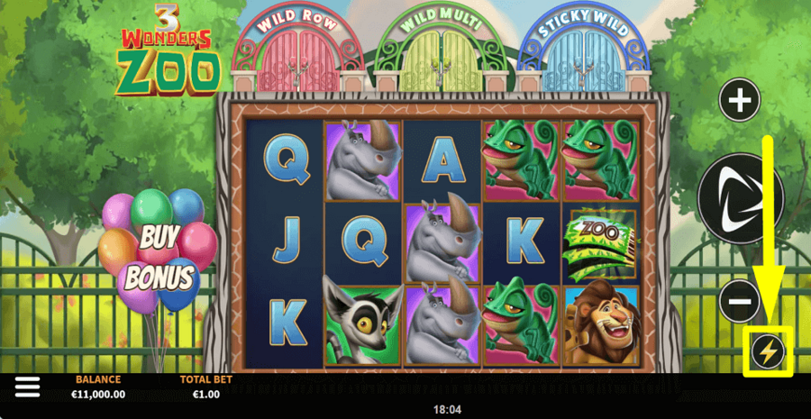 3 Wonders Zoo Turbo Feature