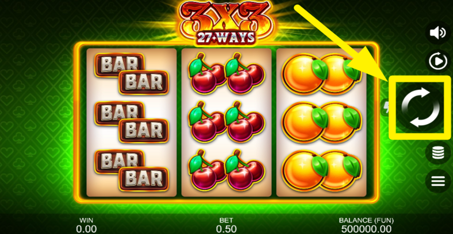 3x3 27 Ways Spin Button