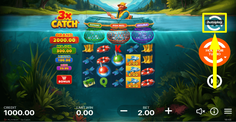 3x Catch Autoplay Feature