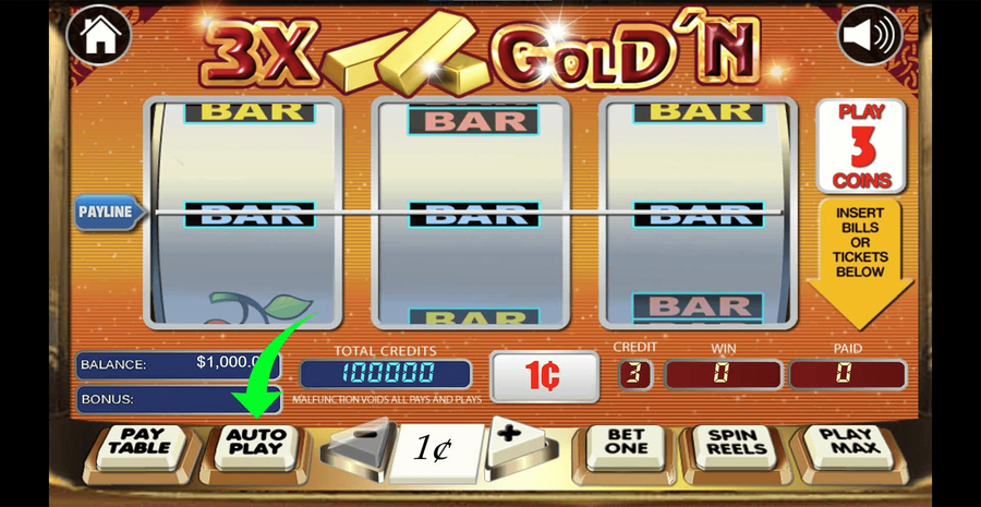 3x Gold N 4
