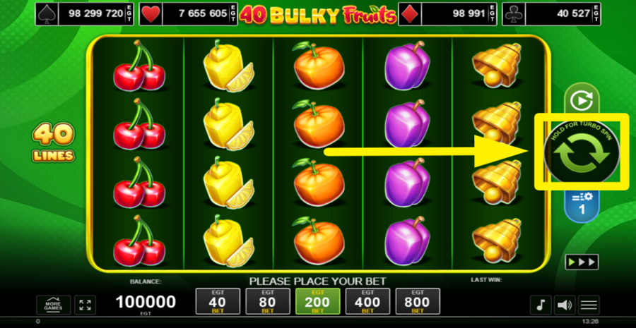 40 Bulky Fruits Spin Button