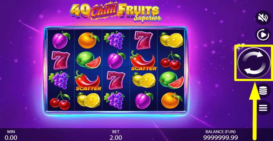 40 Chilli Fruits Superior Spin Button