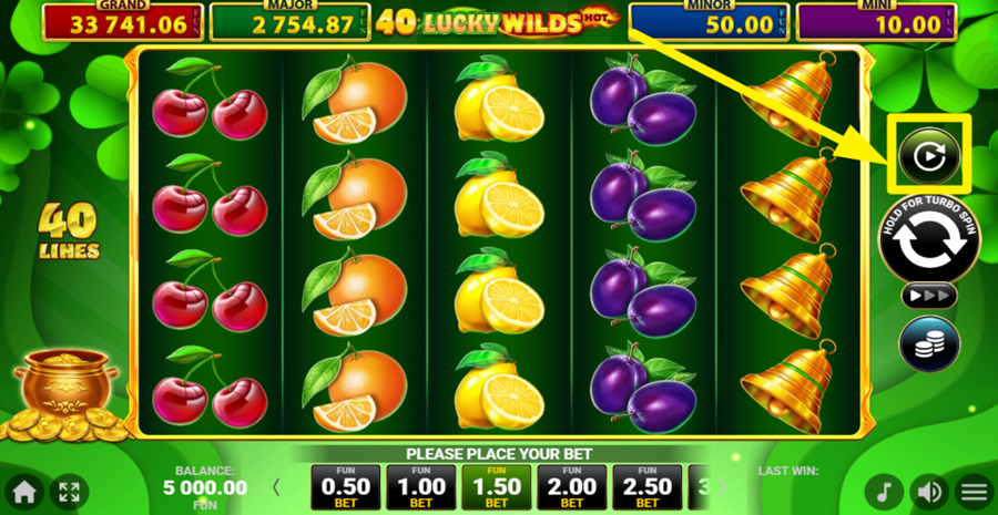40 Lucky Wilds Hot Autoplay