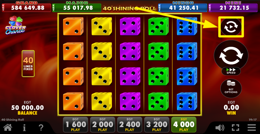 40 Shining Roll Autoplay