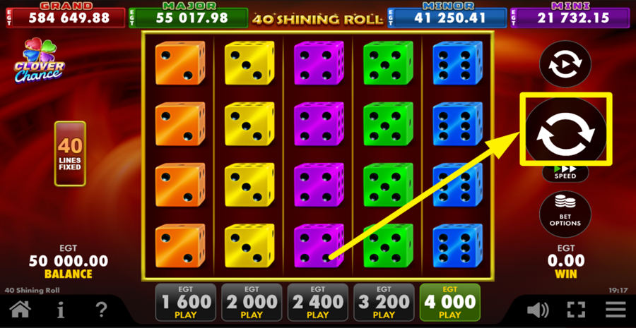 40 Shining Roll Spin