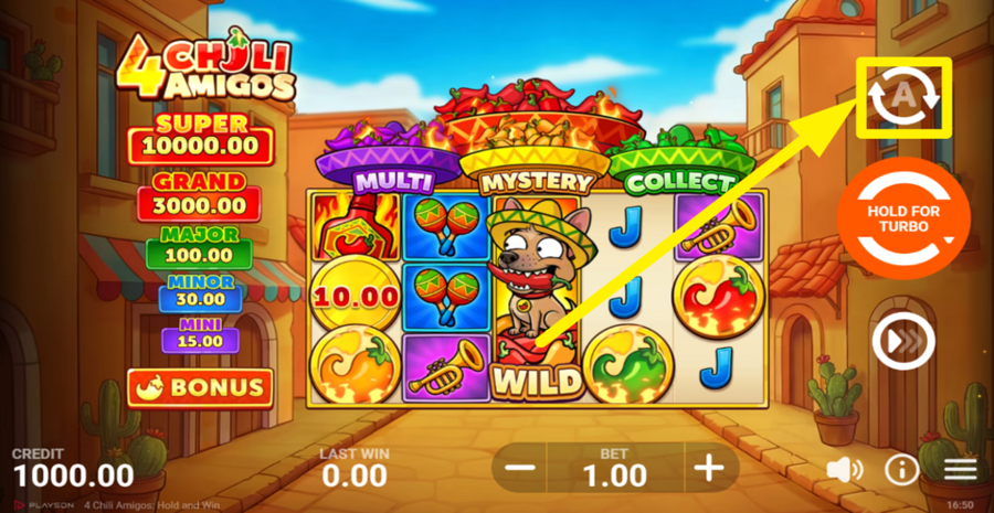 4 Chili Amigos Hold And Win Autoplay