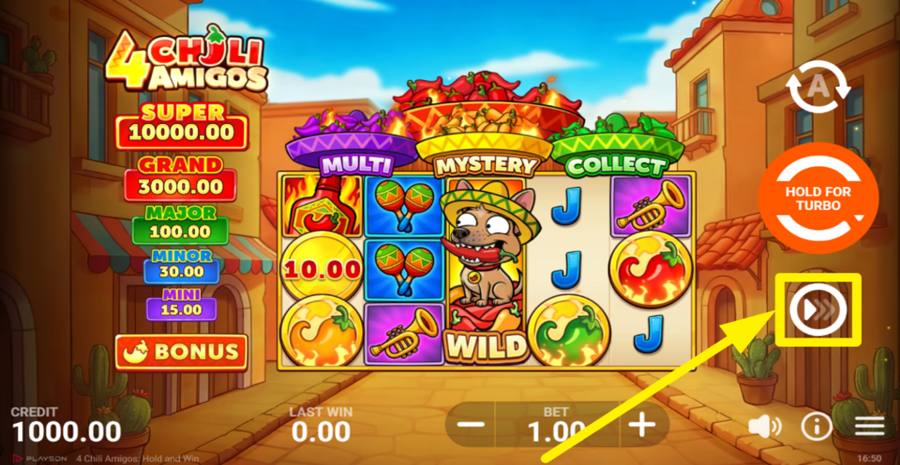 4 Chili Amigos Hold And Win Turbo